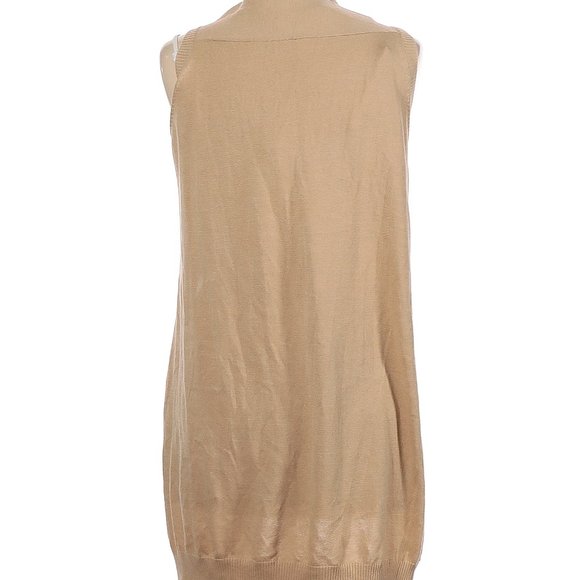 Sunner Solid Tan Cardigan, L - Picture 2 of 2